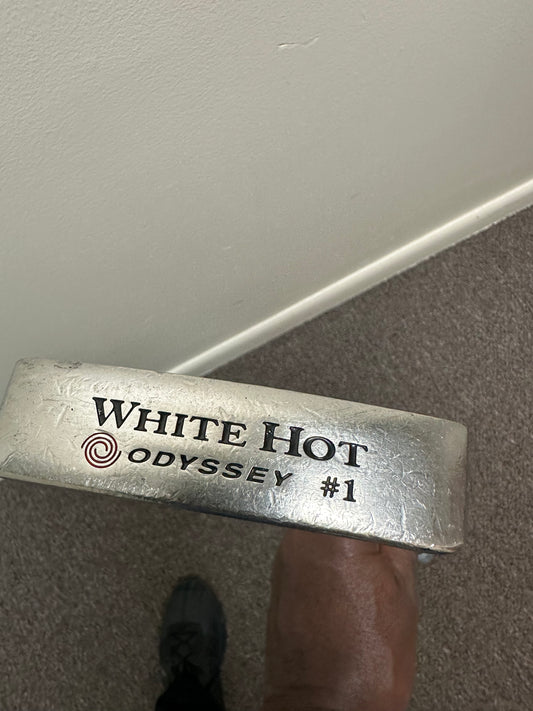 Odyssey White Hot #1 Putter with new Odyssey grip