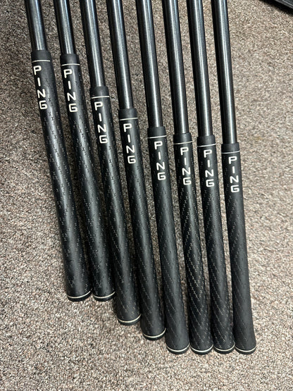 PING i3 Black Dot oversize Iron set with Graphite shaft, Stiff flex