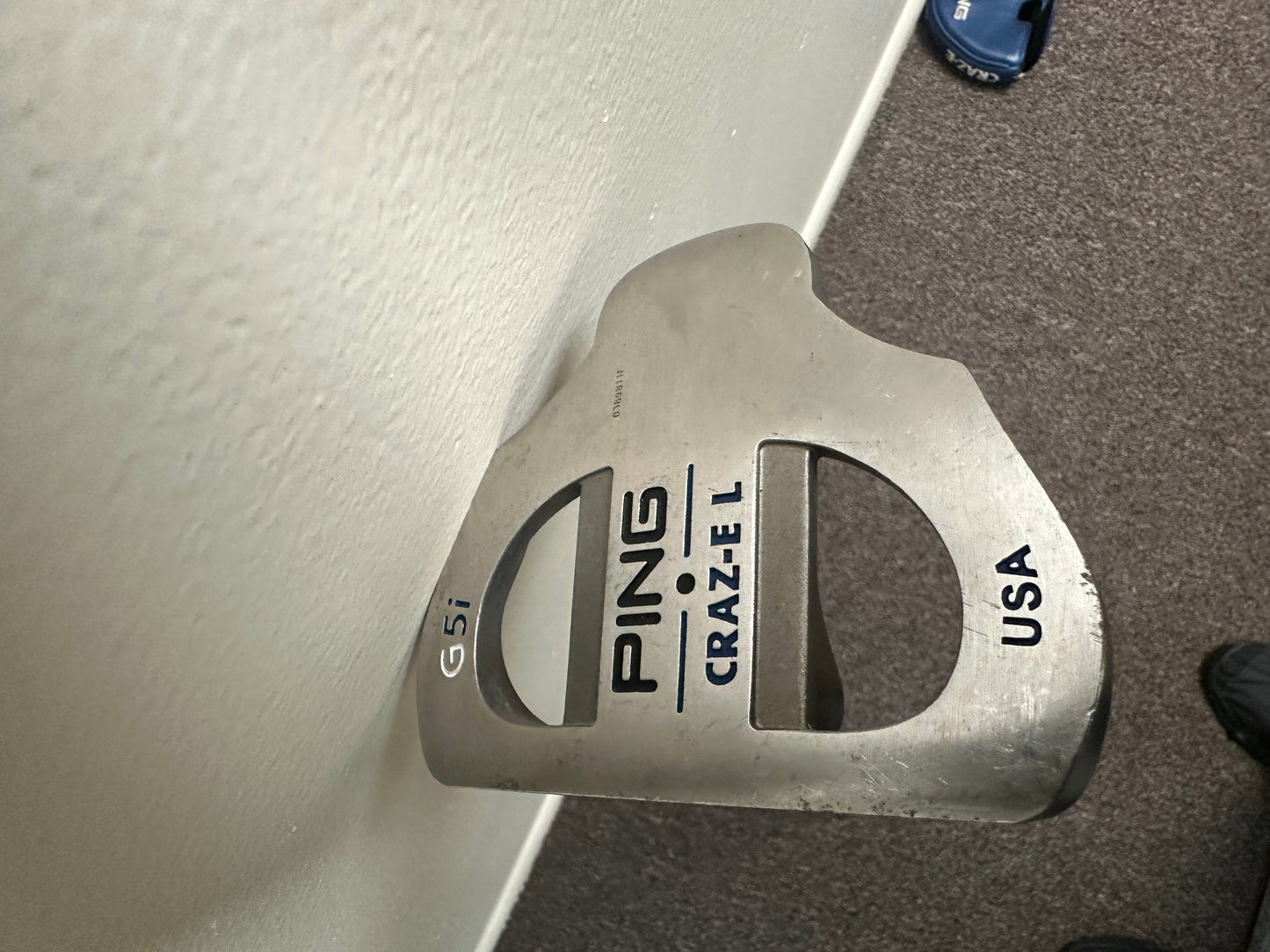 PING G5i Craz-E L Putter with a new PING Grip and Cover